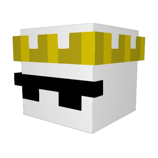 astromoz Minecraft avatar head, 3D render