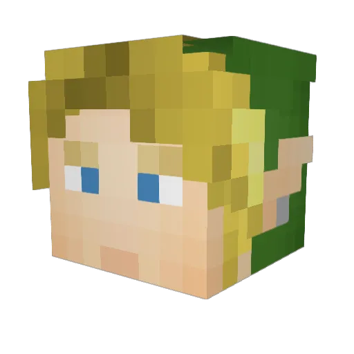 astromx81 Minecraft avatar head, 3D render
