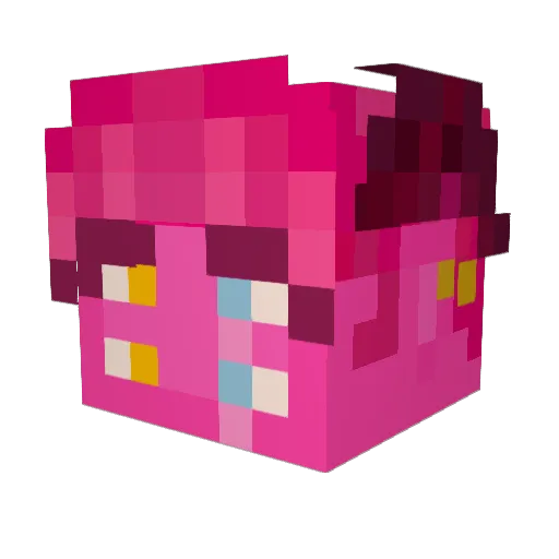 astrostrudels Minecraft avatar head, 3D render