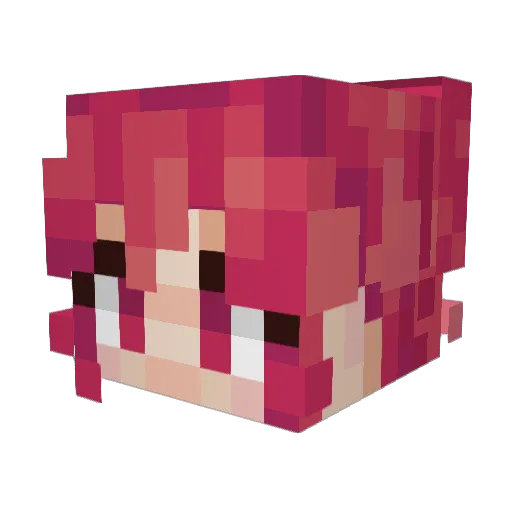 astrostuff Minecraft avatar head, 3D render