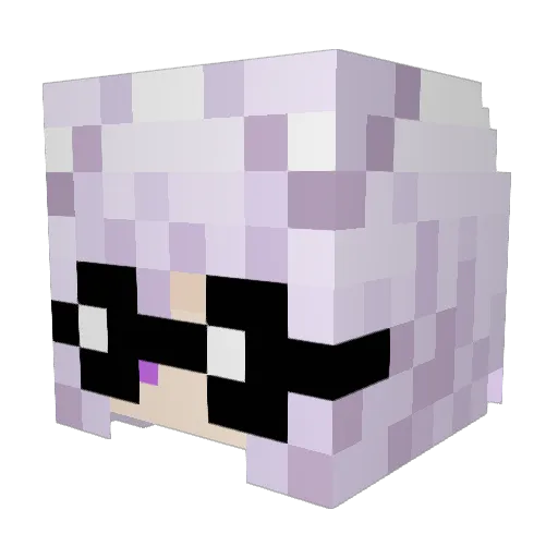 astrowoong Minecraft avatar head, 3D render