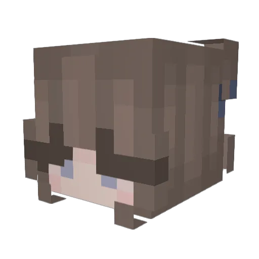 astrxmonx Minecraft avatar head, 3D render