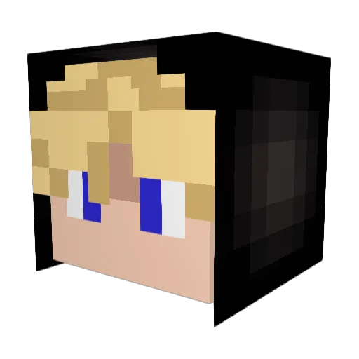 astut9037 Minecraft avatar head, 3D render