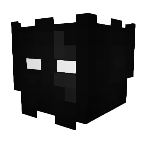 astyq Minecraft avatar head, 3D render