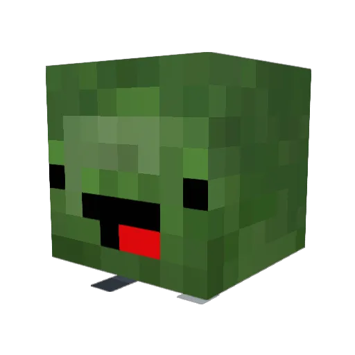 asumkitty Minecraft avatar head, 3D render