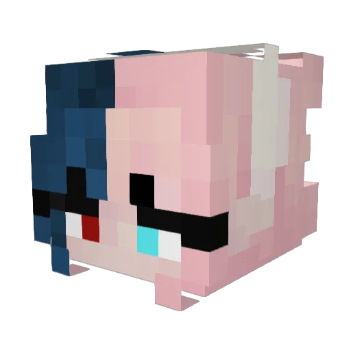 asunakitty06 Minecraft avatar head, 3D render