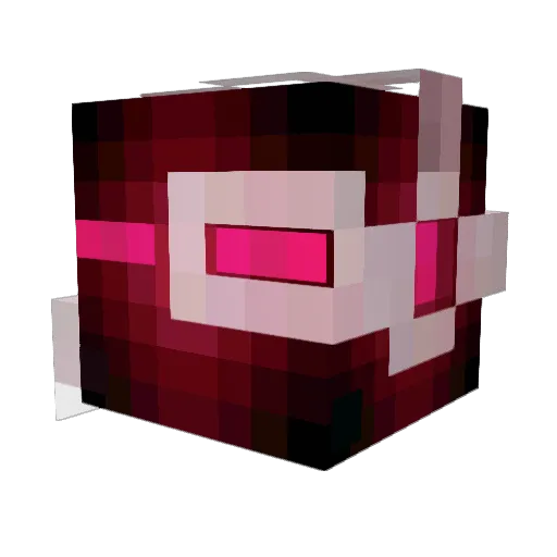 asupp Minecraft avatar head, 3D render