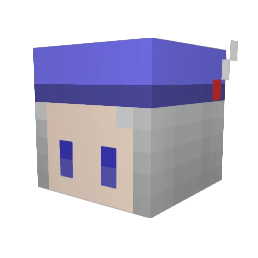 asurea0010 Minecraft avatar head, 3D render