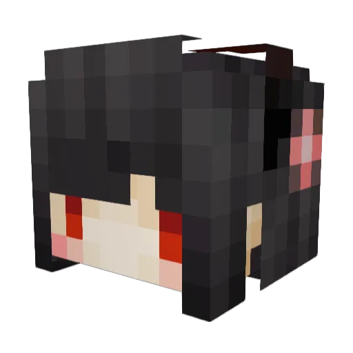 asv14526 Minecraft avatar head, 3D render