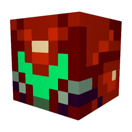 asw10000 Minecraft avatar head, 3D render