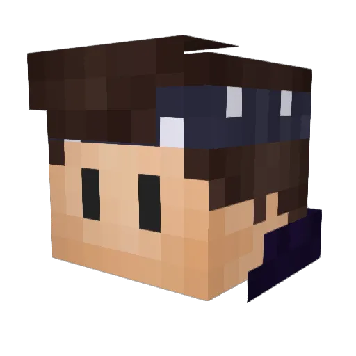 aswstudent17 Minecraft avatar head, 3D render