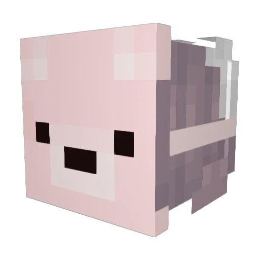asxtro Minecraft avatar head, 3D render