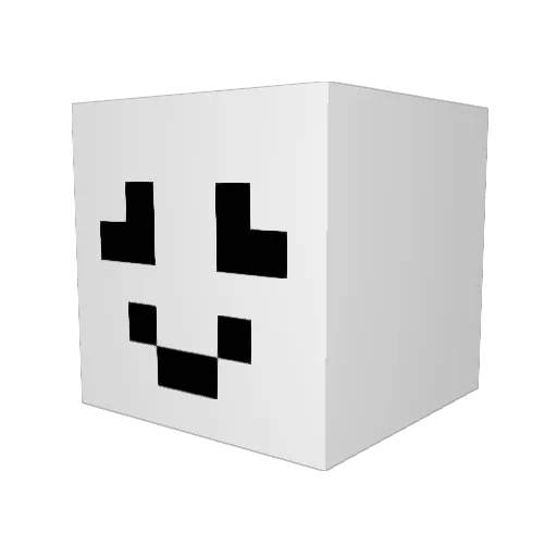 asy0 Minecraft avatar head, 3D render