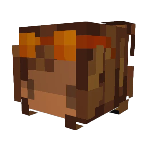 asymla Minecraft avatar head, 3D render