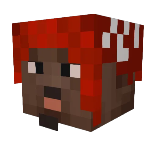 atakanocalan Minecraft avatar head, 3D render