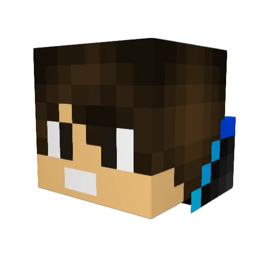 atanas777 Minecraft avatar head, 3D render