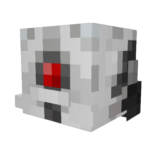 atarimemory Minecraft avatar head, 3D render