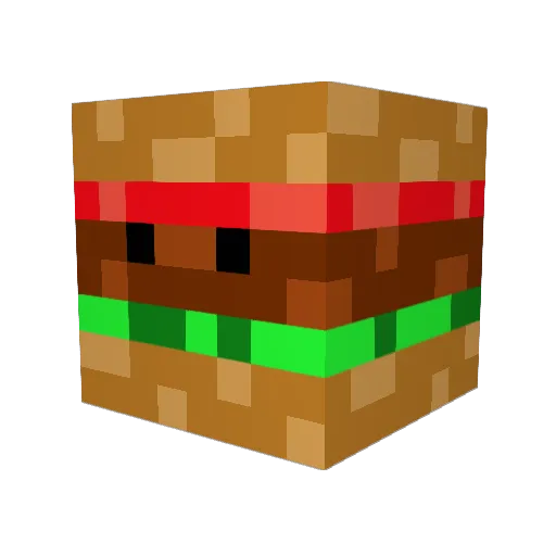 ataru09 Minecraft avatar head, 3D render