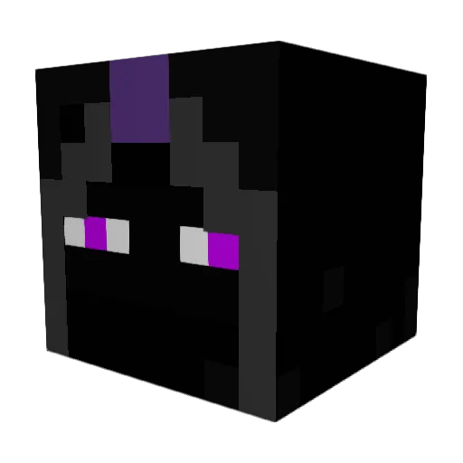 atascoman Minecraft avatar head, 3D render