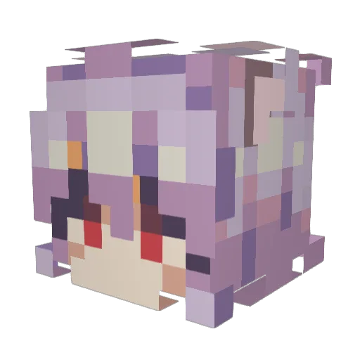 ateyyi Minecraft avatar head, 3D render