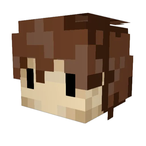 atfox98 Minecraft avatar head, 3D render