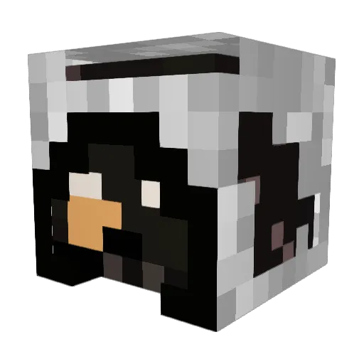 ath12234 Minecraft avatar head, 3D render