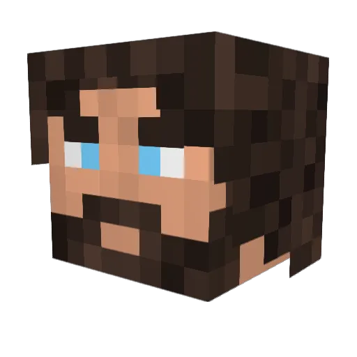 ath8484 Minecraft avatar head, 3D render
