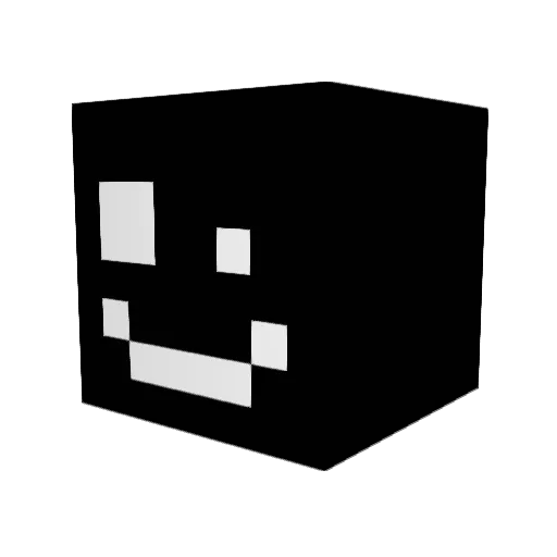 athaHD Minecraft avatar head, 3D render
