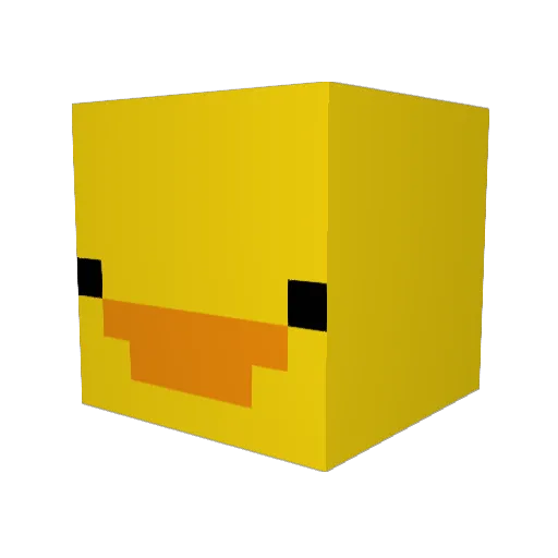 atheeenaa Minecraft avatar head, 3D render