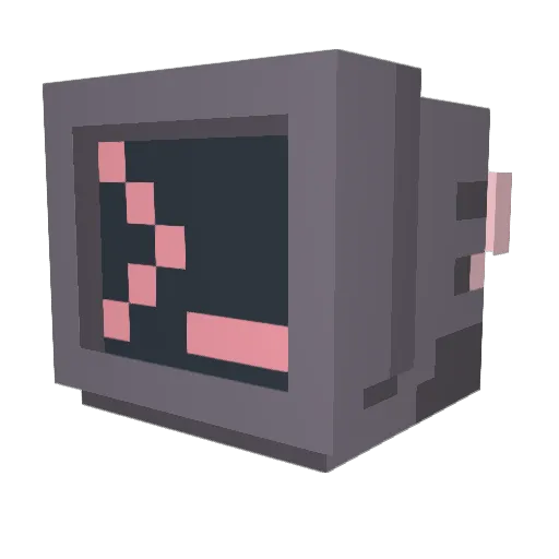 athiestman Minecraft avatar head, 3D render