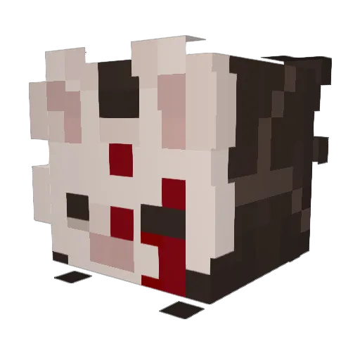 athireeh Minecraft avatar head, 3D render