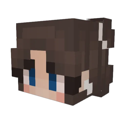 athomasut Minecraft avatar head, 3D render