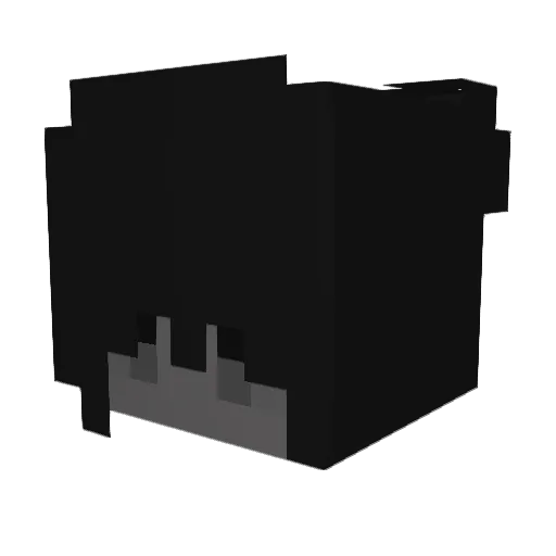 atiyyah Minecraft avatar head, 3D render