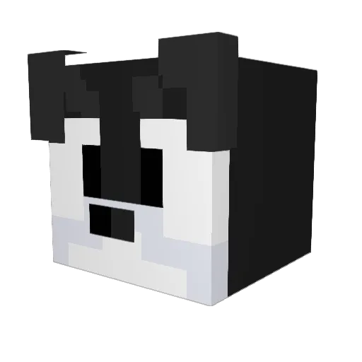 atkin219 Minecraft avatar head, 3D render