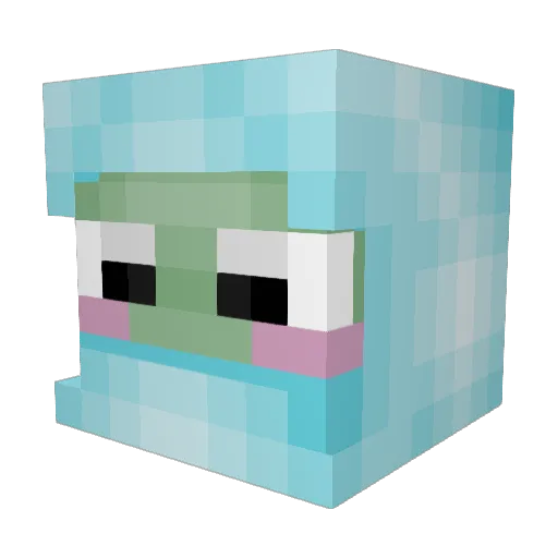 atlas325 Minecraft avatar head, 3D render