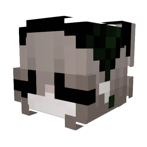 atlasXVVI Minecraft avatar head, 3D render