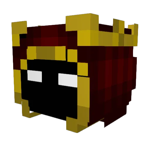 atlast22 Minecraft avatar head, 3D render