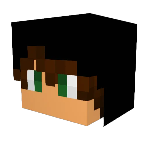 atmarshall Minecraft avatar head, 3D render