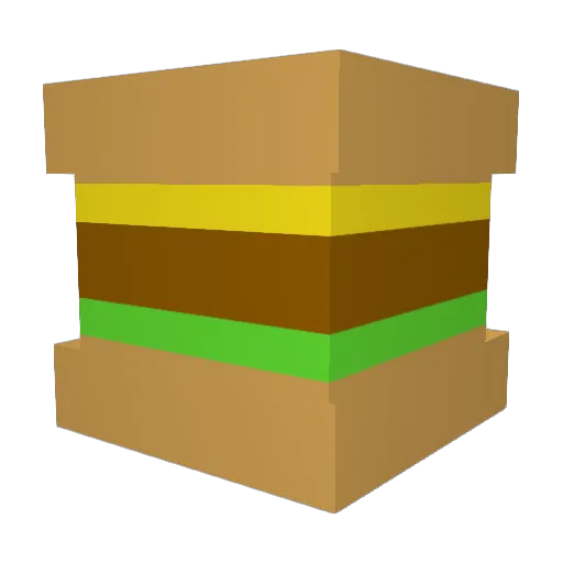 atmyworst Minecraft avatar head, 3D render