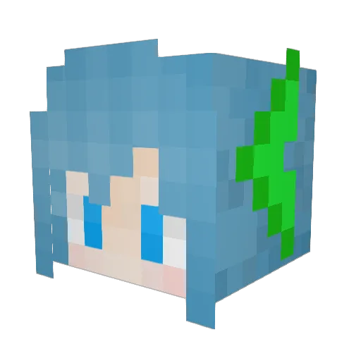 atnak_0319 Minecraft avatar head, 3D render