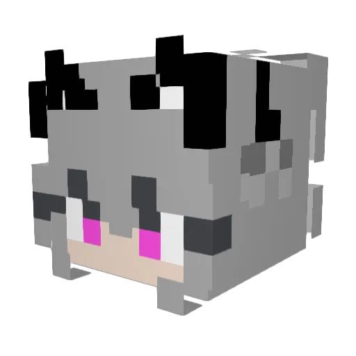 atomburger11 Minecraft avatar head, 3D render