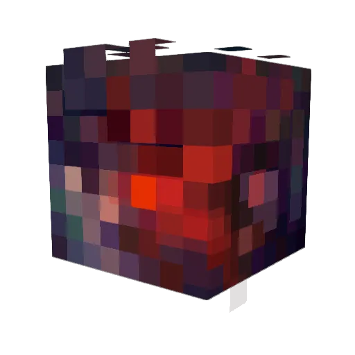 atomic_T1TAN Minecraft avatar head, 3D render