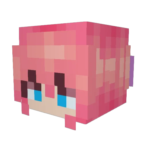 atomicmelody413 Minecraft avatar head, 3D render