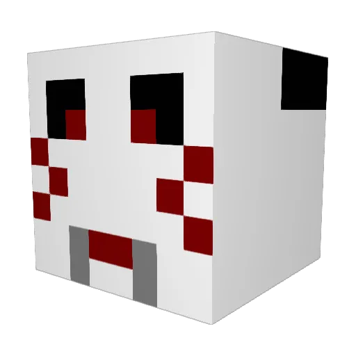 atomikio2134 Minecraft avatar head, 3D render