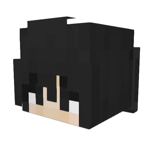 atomisu Minecraft avatar head, 3D render