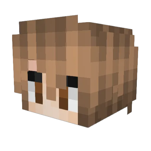 atomixs10000 Minecraft avatar head, 3D render