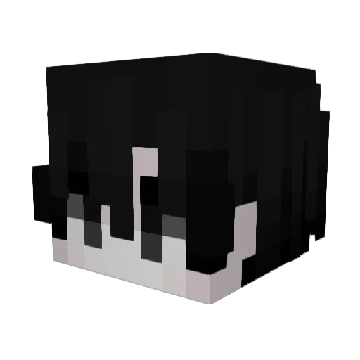 atomqq Minecraft avatar head, 3D render