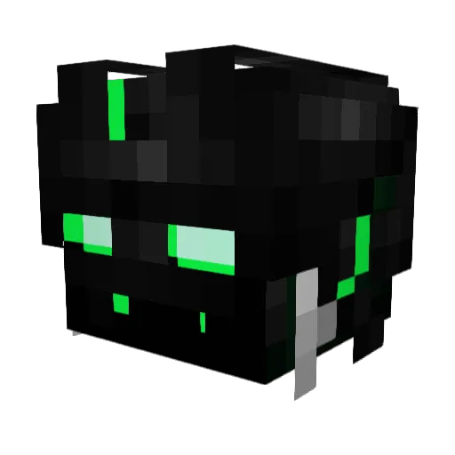 atomu2217 Minecraft avatar head, 3D render
