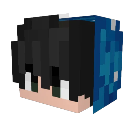 ator_italia Minecraft avatar head, 3D render