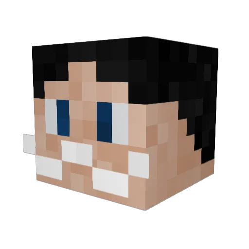 atorin3 Minecraft avatar head, 3D render